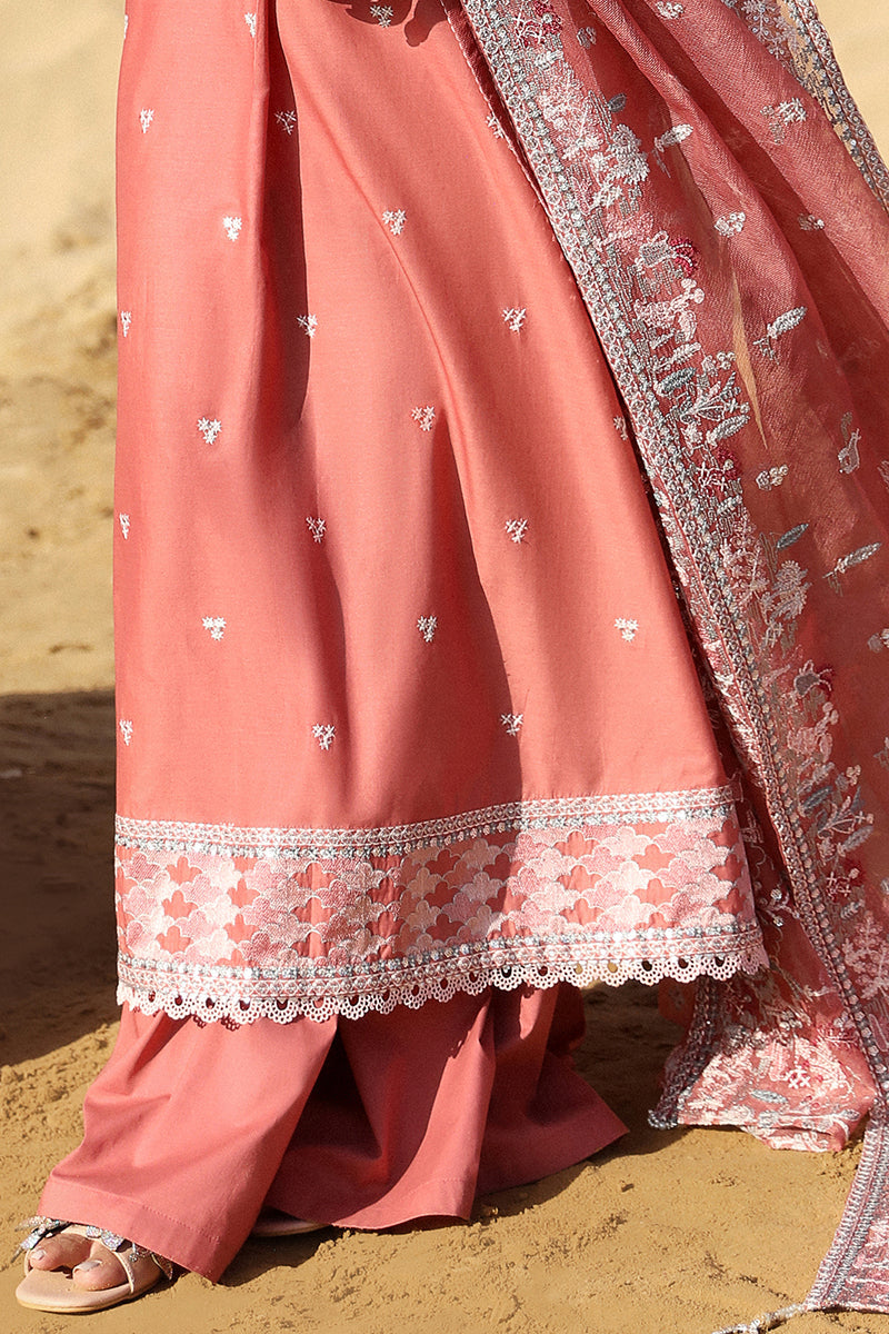 Cross Stitch | Eid Lawn 24 | MULBERRY BLUSH - by - Libasekhas UK - Registered Vendor of : Cross Stitch - 100% Original Designer Dresss