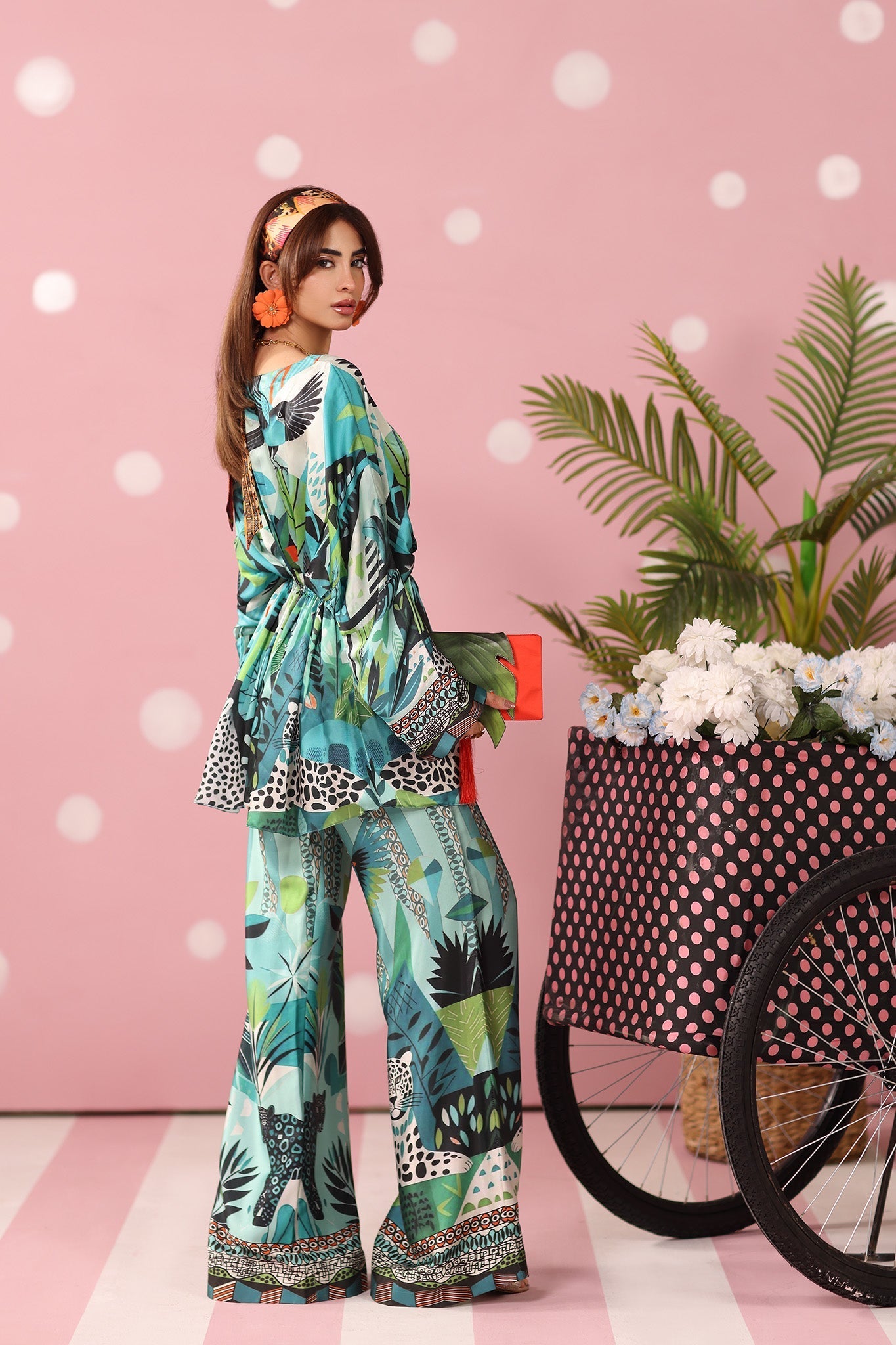 Musferah Saad | Resort Collection | Azure Ambush - by Libasekhas UK - Registered Vendor of : Musferah Saad - 100% Original Designer Dress