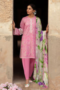 Cross Stitch | Premium Lawn 24 | CORAL FLORET - by - Libasekhas UK - Registered Vendor of : Cross Stitch - 100% Original Designer Dresss