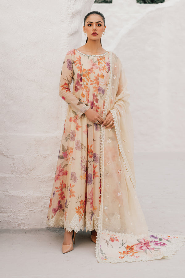 Baroque | Luxury Pret 25 | EMBROIDERED COTTON PATTI PR-1091 - by Libasekhas UK - Registered Vendor of : Baroque - 100% Original Designer Dress
