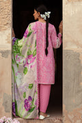 Cross Stitch | Premium Lawn 24 | CORAL FLORET - by - Libasekhas UK - Registered Vendor of : Cross Stitch - 100% Original Designer Dresss
