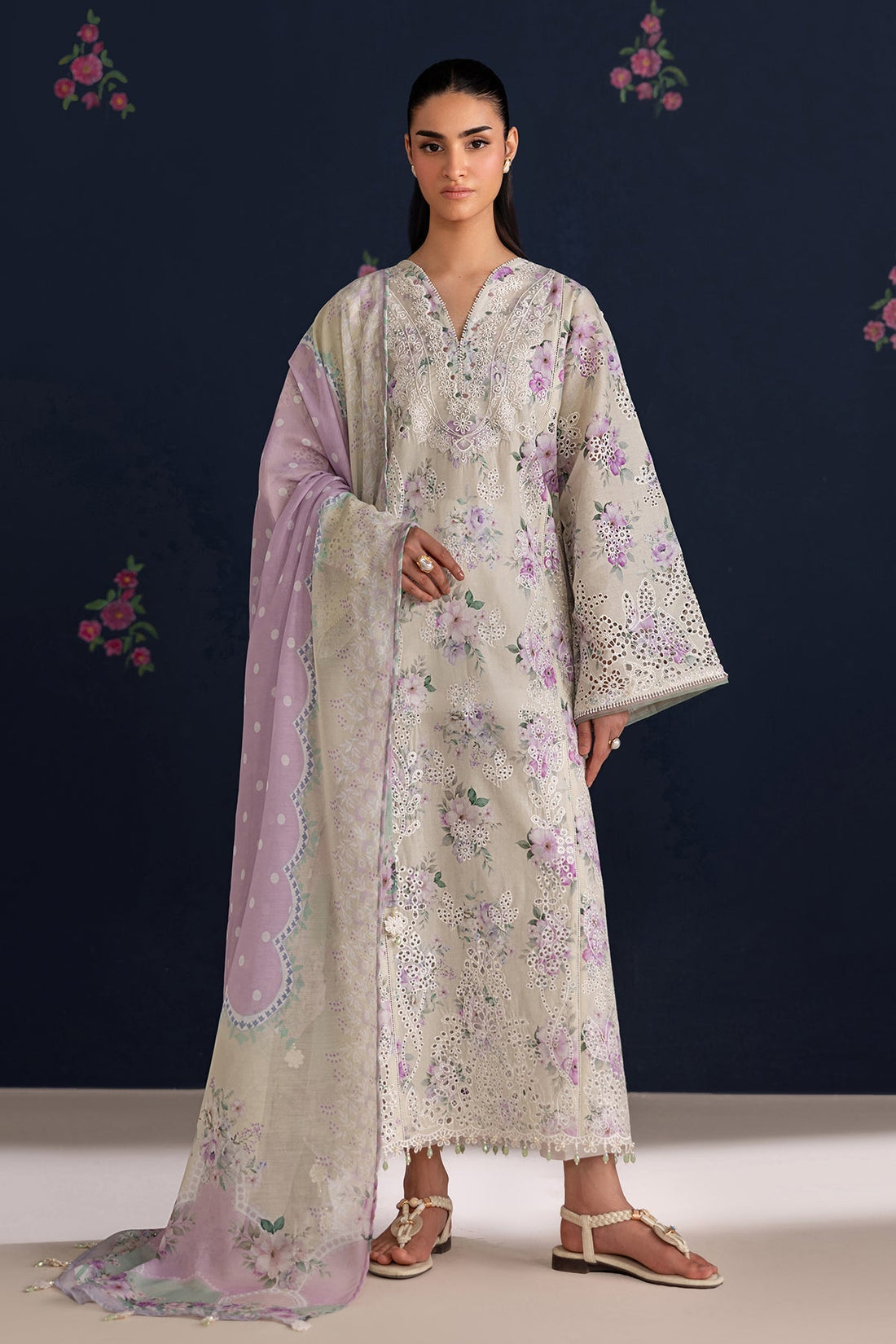 Baroque | Luxury Summer Pret | UF-4470 - by Libasekhas UK - Registered Vendor of : Baroque - 100% Original Designer Dress