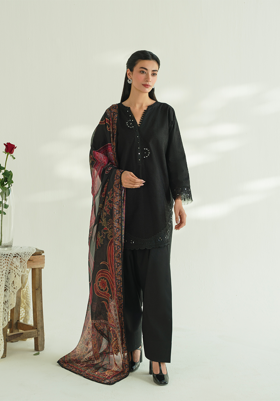 Zarqash | Whispers of Summer | MIDNIGHT WHISPERS - by Libasekhas UK - Registered Vendor of : Zarqash - 100% Original Designer Dress