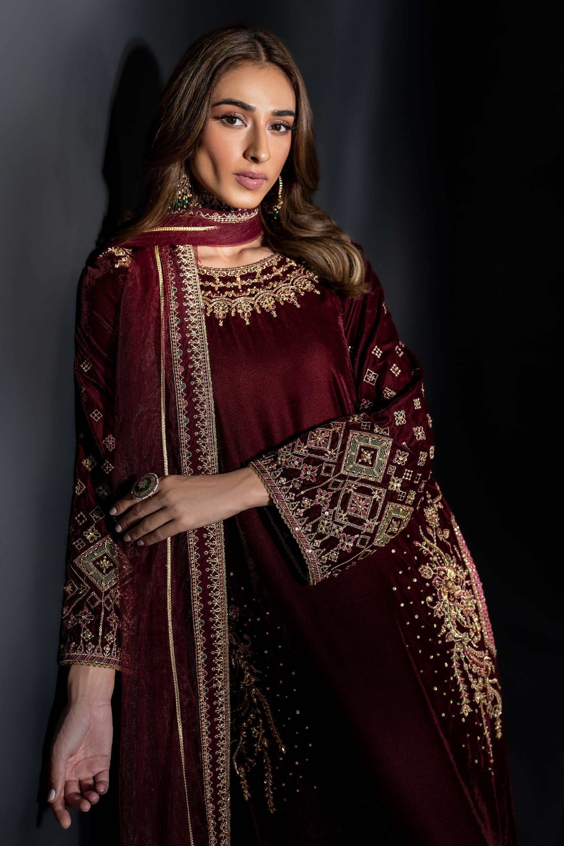 Naqshi | Makhmal 24 | MAHYM - by - Libasekhas UK - Registered Vendor of : Naqshi - 100% Original Designer Dresss