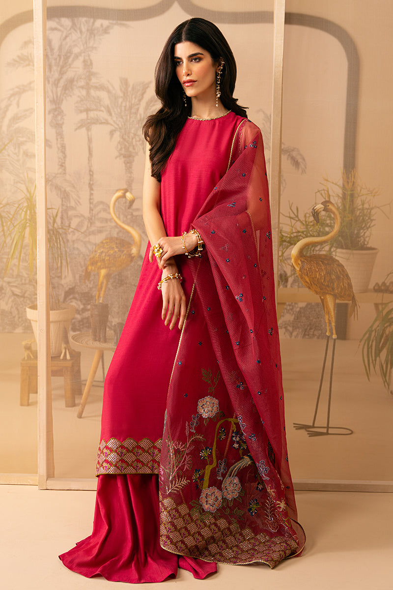 Cross Stitch | Luxe Atelier 24 | ROSY TWILIGHT - by - Libasekhas UK - Registered Vendor of : Cross Stitch - 100% Original Designer Dresss