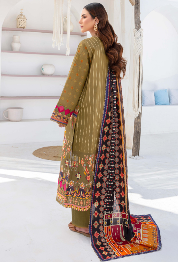 Humdum | Saira Bano Lawn 24 | D06 - by - Libasekhas UK - Registered Vendor of : HumDum - 100% Original Designer Dresss