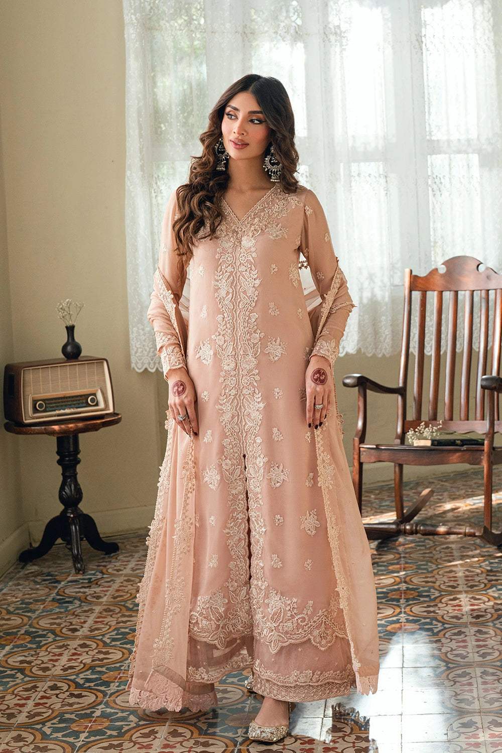 Azure | Eid Drop | Cosmic Blush - by Libasekhas UK - Registered Vendor of : Azure - 100% Original Designer Dress