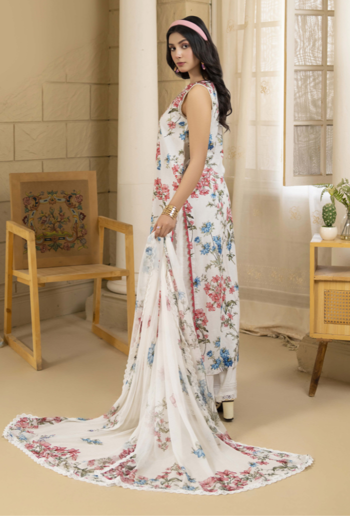 Humdum | Senora Lawn 25 | Senora - D08 - by - Libasekhas UK - Registered Vendor of : Humdum - 100% Original Designer Dresss