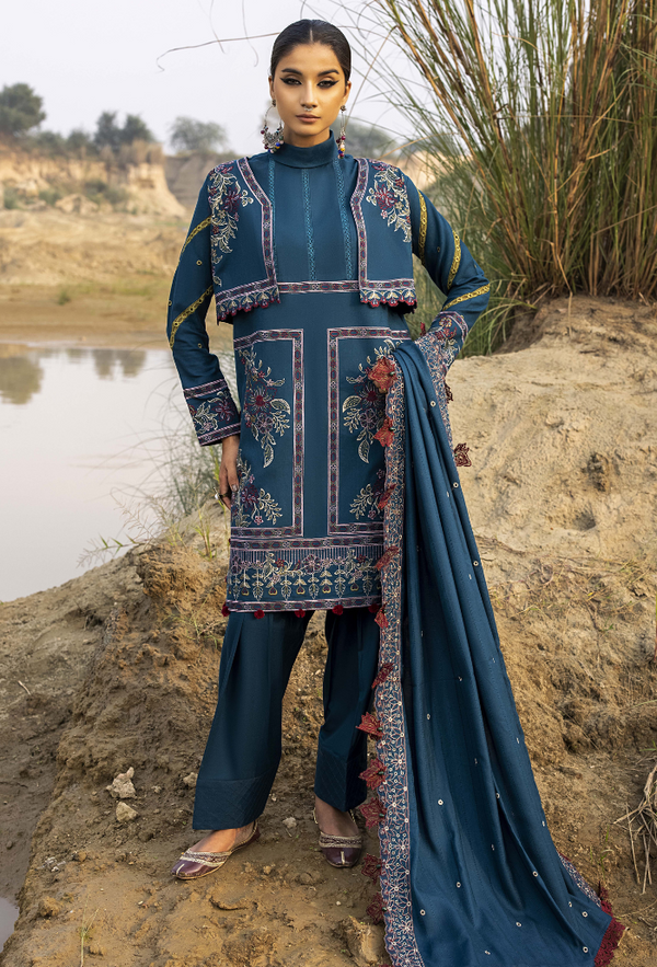 Humdum I Sierra Wool I Sierra-D03 - by Libasekhas UK - Registered Vendor of : Humdum - 100% Original Designer Dress