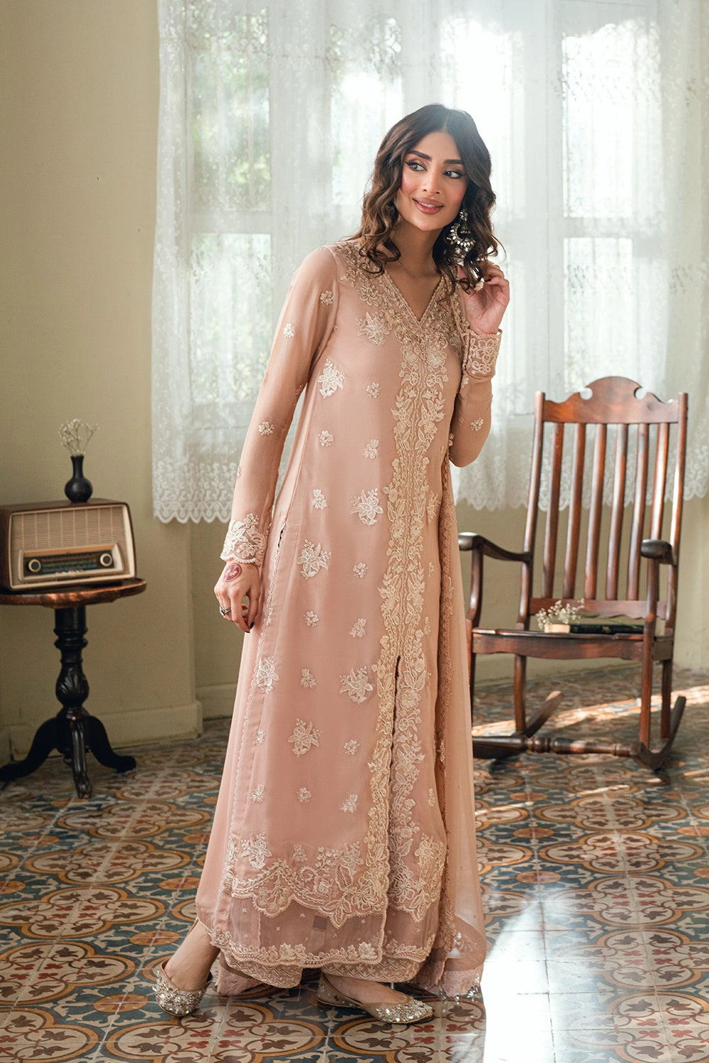 Azure | Eid Drop | Cosmic Blush - by Libasekhas UK - Registered Vendor of : Azure - 100% Original Designer Dress