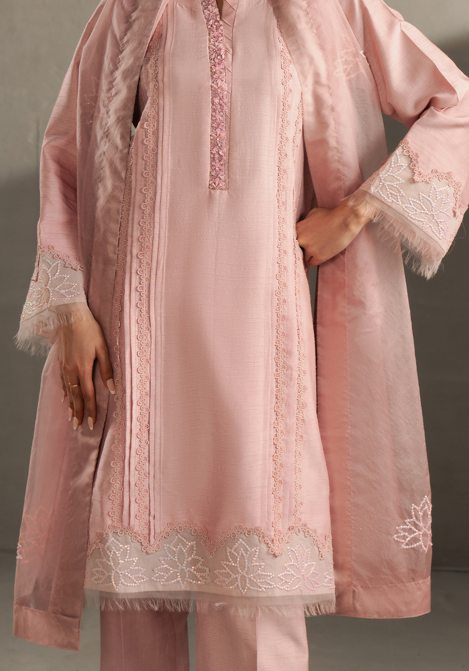 Zarqash | Silk Edit | ZQS 004 BELLA - by - Libasekhas UK - Registered Vendor of : Zarqash - 100% Original Designer Dresss