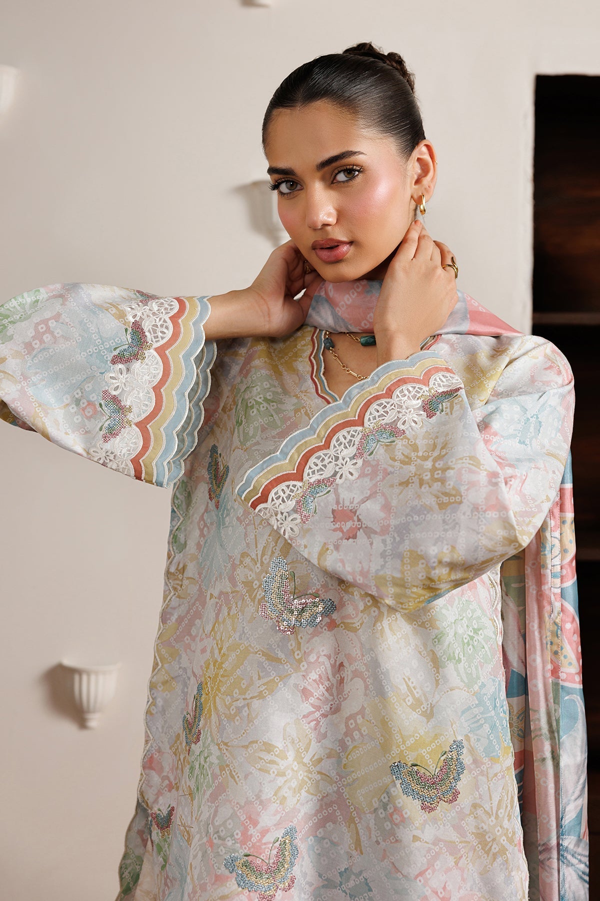 Baroque | Luxury Summer Pret | UF-4526 - by Libasekhas UK - Registered Vendor of : Baroque - 100% Original Designer Dress