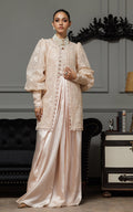 Threads and Motifs | Formal Dresses 25 | Organza Embroidered Jacket With Embroidered Tube And Skirt - by Libasekhas UK - Registered Vendor of : Threads and Motifs - 100% Original Designer Dress