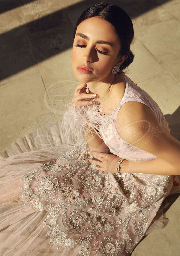 Layla Chatoor | Luxury Pret | Tunic With Lehenga - by Libasekhas UK - Registered Vendor of : Layla Chatoor - 100% Original Designer Dress
