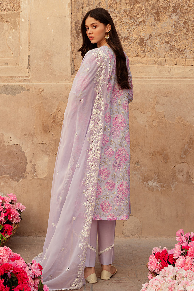Cross Stitch | Premium Lawn 24 | LILAC DREAM - by - Libasekhas UK - Registered Vendor of : Cross Stitch - 100% Original Designer Dresss
