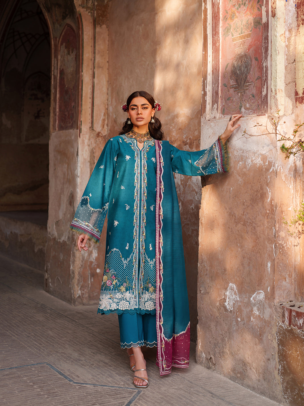Binilyas | Suroor Eid Pret 26 | 243-B - by Libasekhas UK - Registered Vendor of : Bin Ilyas - 100% Original Designer Dress