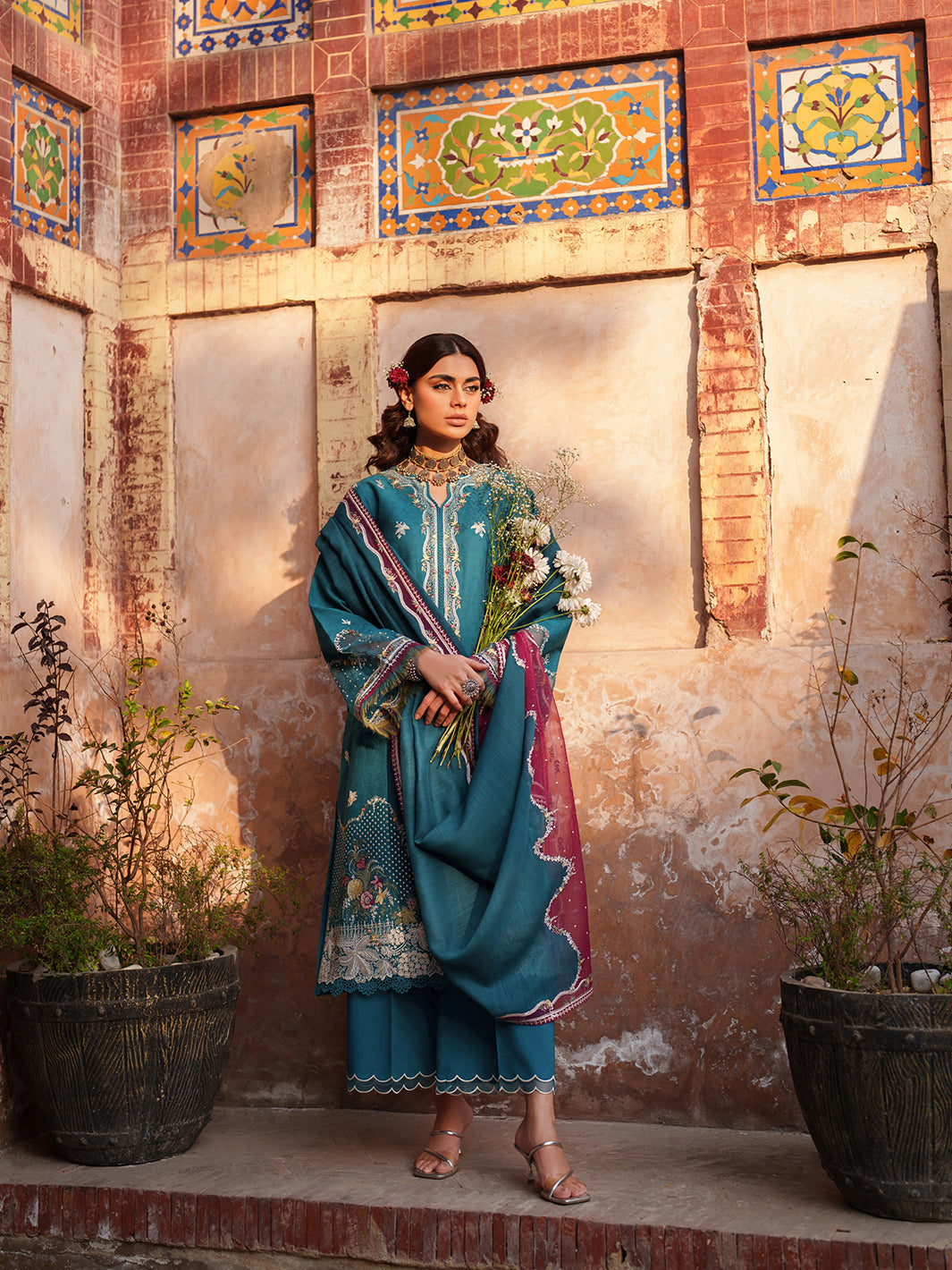 Binilyas | Suroor Eid Pret 26 | 243-B - by Libasekhas UK - Registered Vendor of : Bin Ilyas - 100% Original Designer Dress