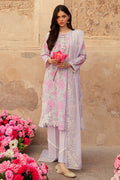 Cross Stitch | Premium Lawn 24 | LILAC DREAM - by - Libasekhas UK - Registered Vendor of : Cross Stitch - 100% Original Designer Dresss