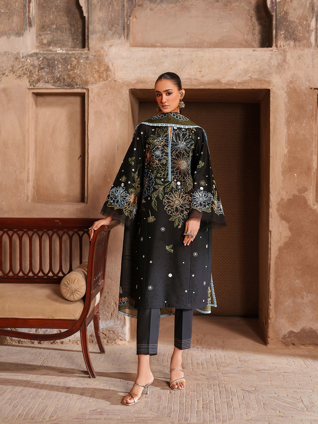 Binilyas | Suroor Eid Pret 26 | 244-A - by Libasekhas UK - Registered Vendor of : Bin Ilyas - 100% Original Designer Dress