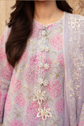 Cross Stitch | Premium Lawn 24 | LILAC DREAM - by - Libasekhas UK - Registered Vendor of : Cross Stitch - 100% Original Designer Dresss