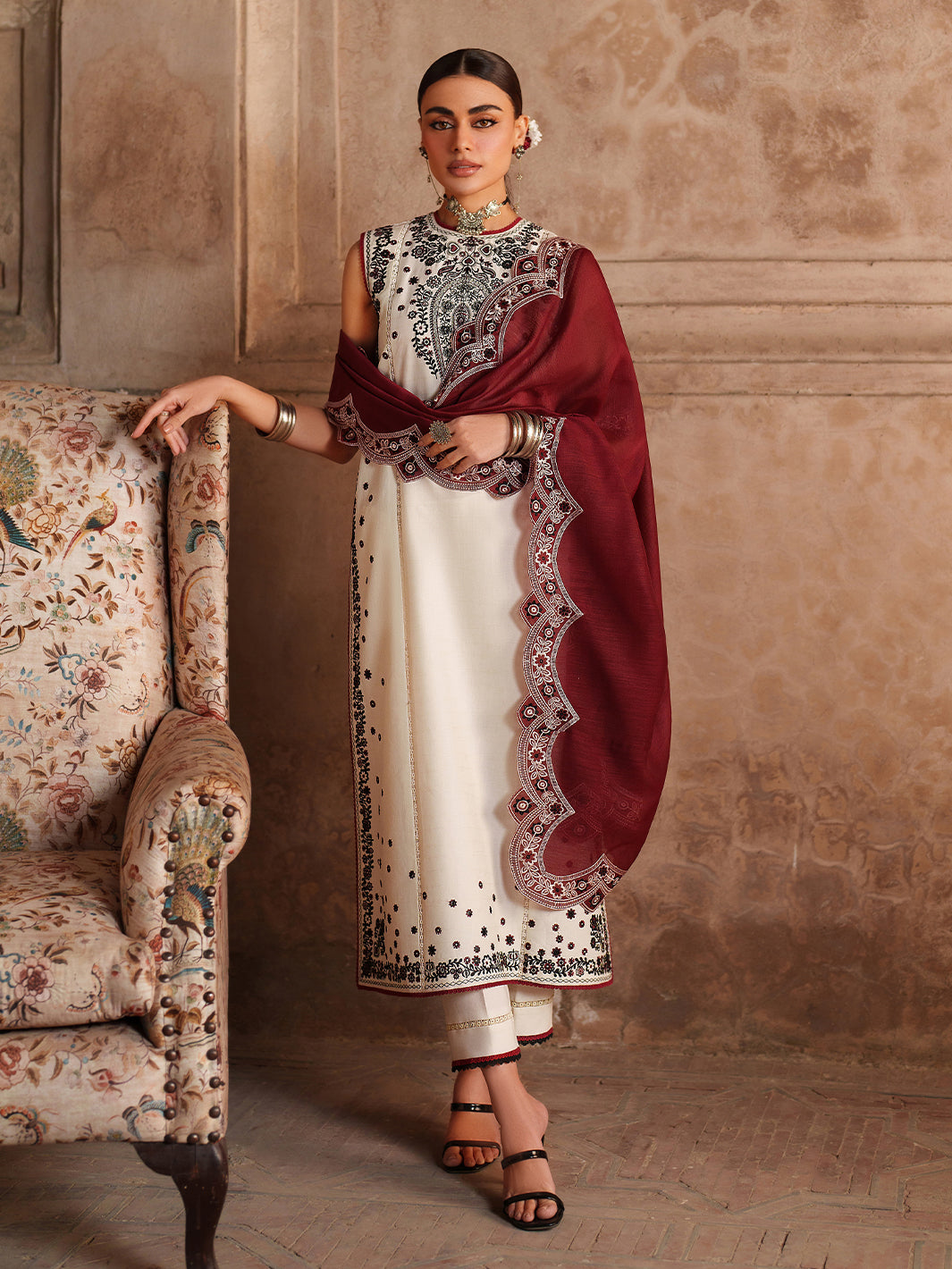 Binilyas | Suroor Eid Pret 26 |245-A - by Libasekhas UK - Registered Vendor of : Bin Ilyas - 100% Original Designer Dress