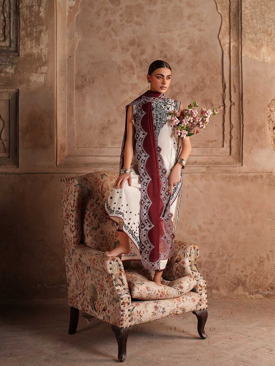 Binilyas | Suroor Eid Pret 26 |245-A - by Libasekhas UK - Registered Vendor of : Bin Ilyas - 100% Original Designer Dress
