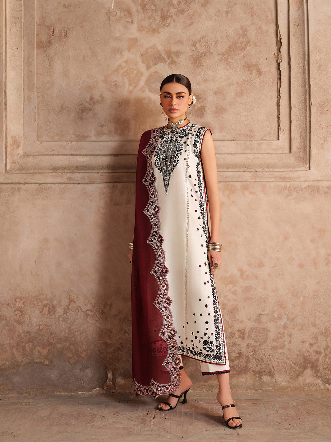 Binilyas | Suroor Eid Pret 26 |245-A - by Libasekhas UK - Registered Vendor of : Bin Ilyas - 100% Original Designer Dress