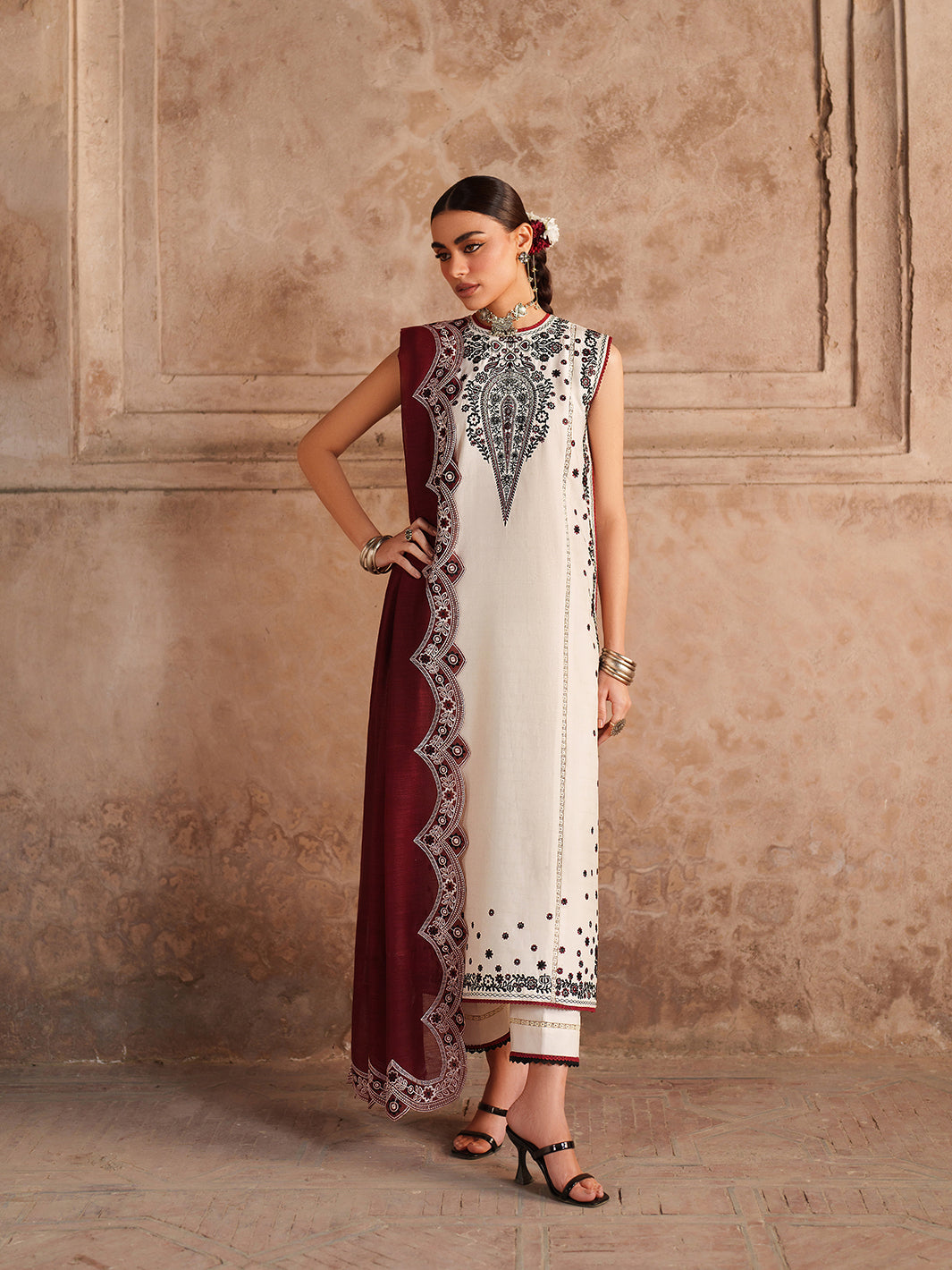 Binilyas | Suroor Eid Pret 26 |245-A - by Libasekhas UK - Registered Vendor of : Bin Ilyas - 100% Original Designer Dress