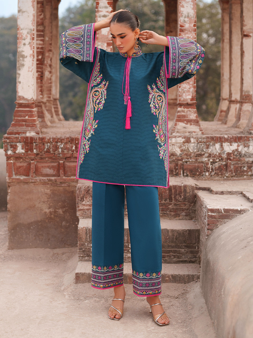 Binilyas | Suroor Eid Pret 26 | 246-A - by Libasekhas UK - Registered Vendor of : Bin Ilyas - 100% Original Designer Dress