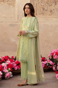 Cross Stitch | Premium Lawn 24 | MISTED GREEN - by - Libasekhas UK - Registered Vendor of : Cross Stitch - 100% Original Designer Dresss