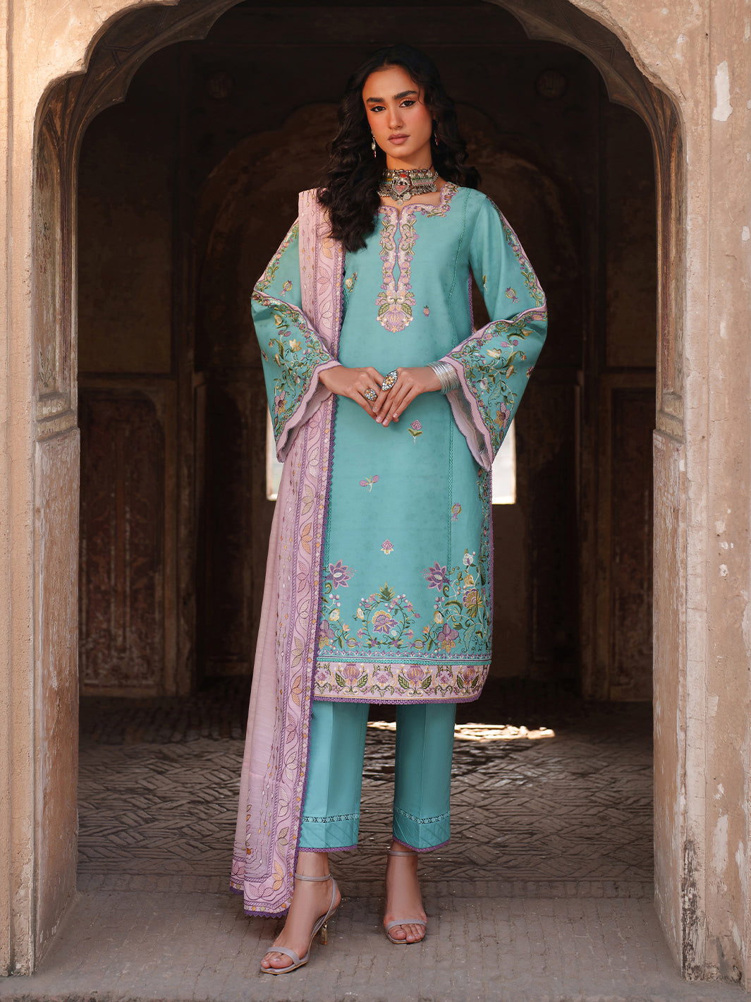 Binilyas | Suroor Eid Pret 26 | 247-A - by Libasekhas UK - Registered Vendor of : Bin Ilyas - 100% Original Designer Dress