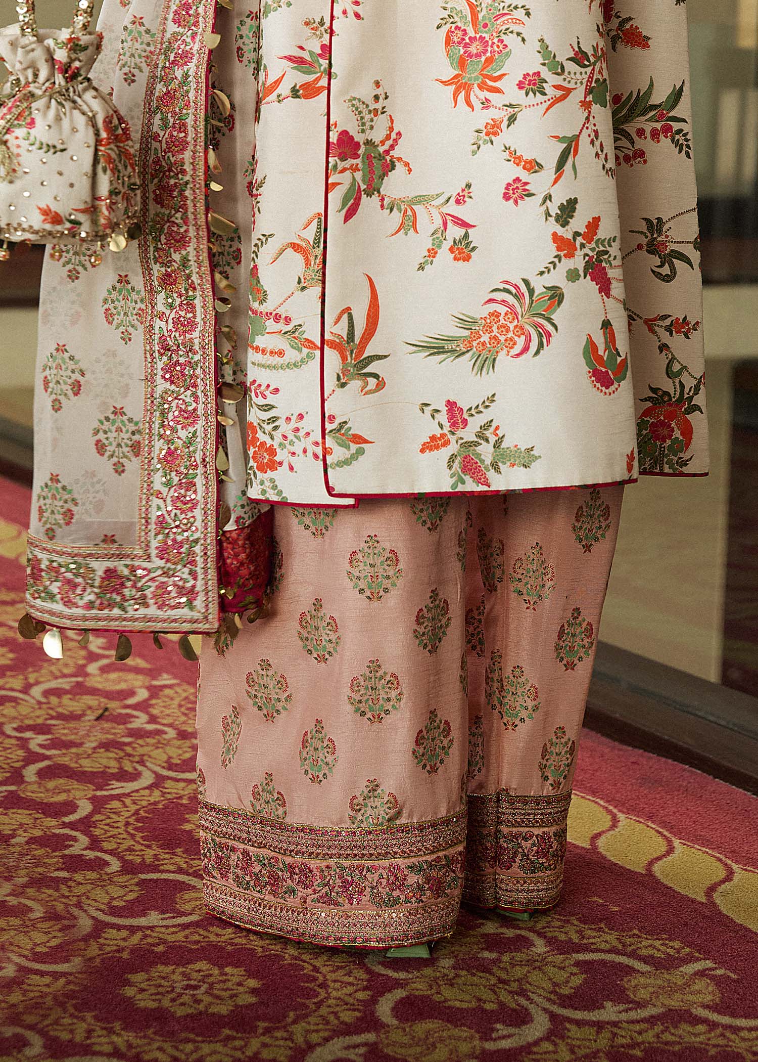 Hussain Rehar | Luxury Pret SS 24 | Aaji - by - Libasekhas UK - Registered Vendor of : Hussain Rehar - 100% Original Designer Dresss
