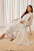 Azure | Ensembles Embroidered Formals | Ocean Whisper - by - Libasekhas UK - Registered Vendor of : Azure - 100% Original Designer Dresss