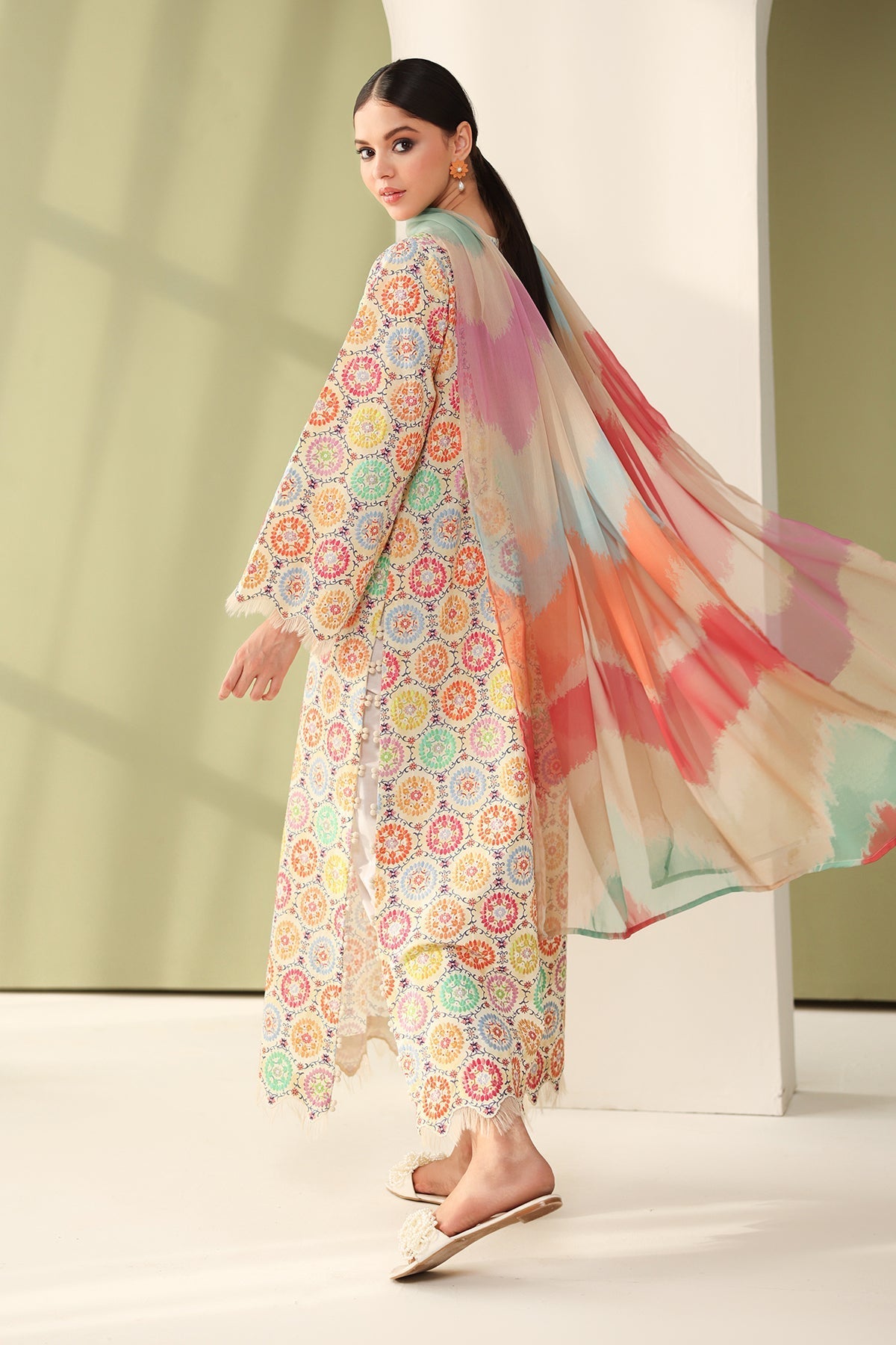 Baroque | Eid Printique | EMBROIDERED PRINTED LAWN UF-4178 - by - Libasekhas UK - Registered Vendor of : Baroque - 100% Original Designer Dresss