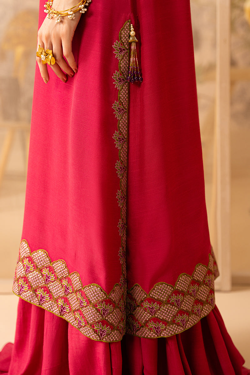 Cross Stitch | Luxe Atelier 24 | ROSY TWILIGHT - by - Libasekhas UK - Registered Vendor of : Cross Stitch - 100% Original Designer Dresss