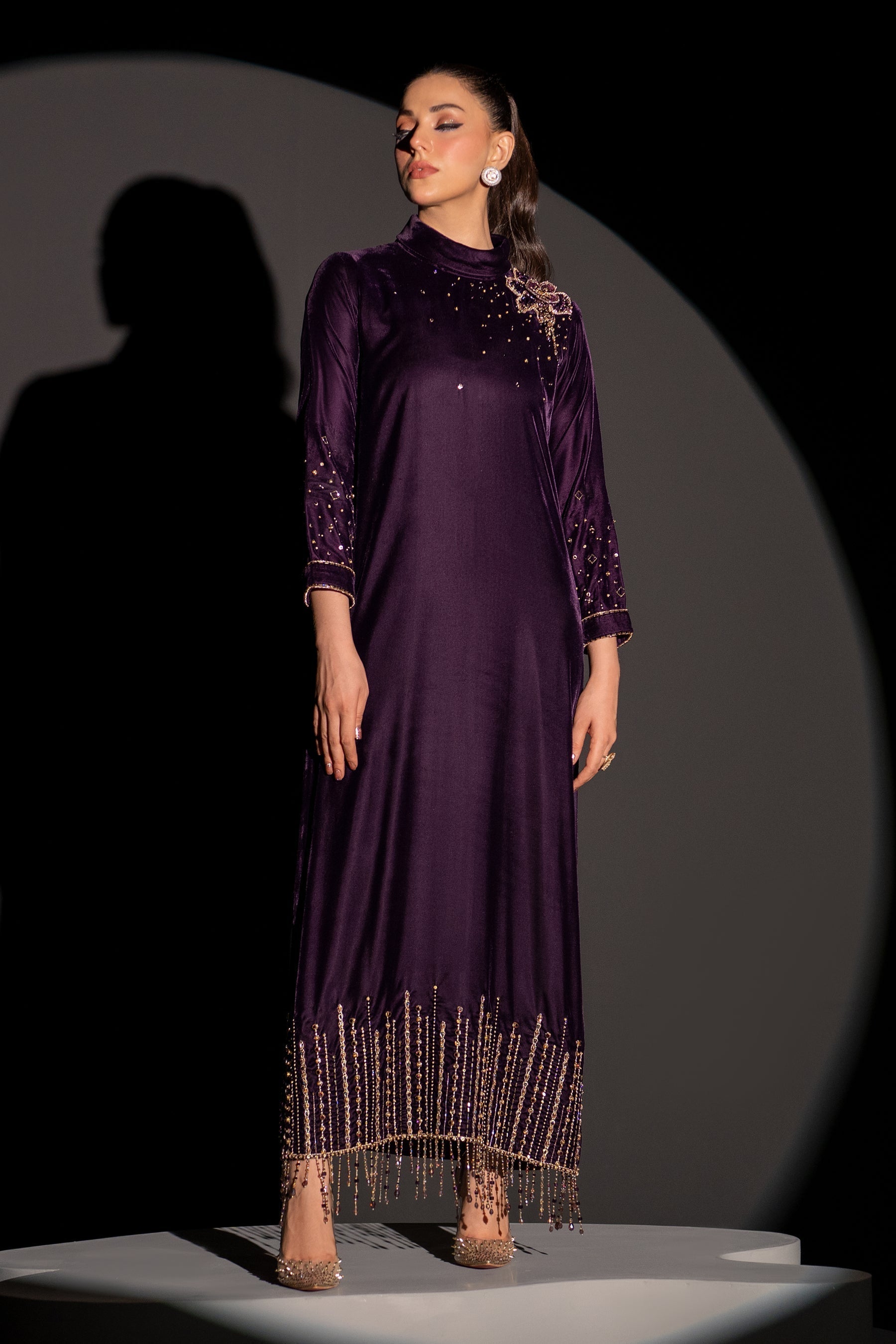 Naqshi | Makhmal 24 | BLAZE - by - Libasekhas UK - Registered Vendor of : Naqshi - 100% Original Designer Dresss