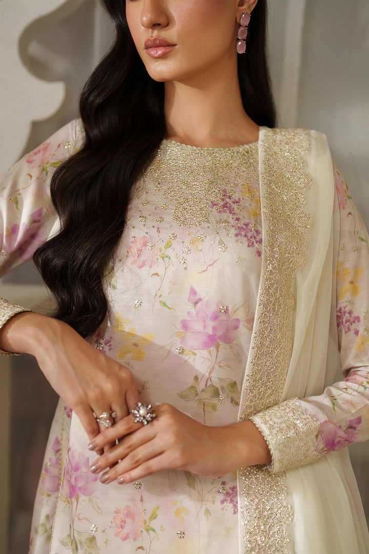 Iznik | Printed Formals | UE-544 - by Libasekhas UK - Registered Vendor of : Iznik - 100% Original Designer Dress