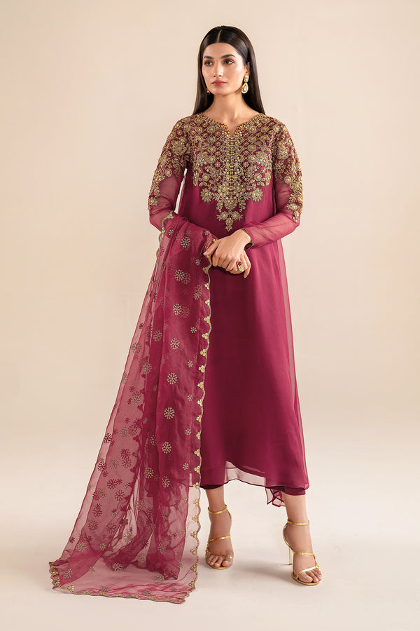 Baroque | Luxury Pret 24 | CHIFFON PR-916 - by - Libasekhas UK - Registered Vendor of : Baroque - 100% Original Designer Dresss