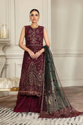 Zarif | Mehroz Formals | Berry Wood - by - Libasekhas UK - Registered Vendor of : Zarif - 100% Original Designer Dresss