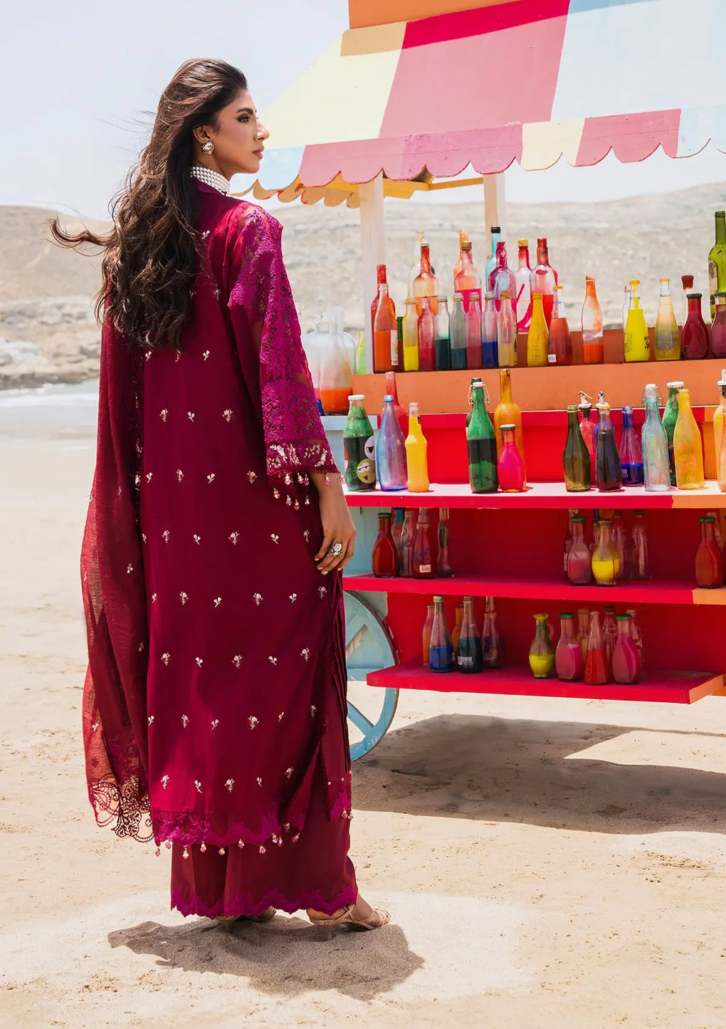 Elaf Premium | Hai Kuch Festive Lawn 24 | EHK-01B Gulzar - Luxury -  Libasekhas