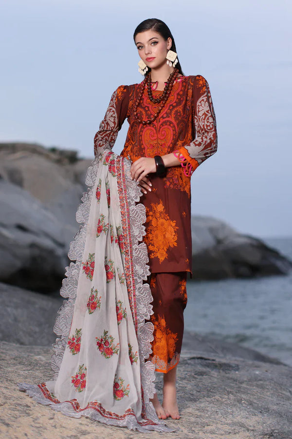 Charizma | Print Melody | PM4-15 - by - Libasekhas UK - Registered Vendor of : Charizma - 100% Original Designer Dresss