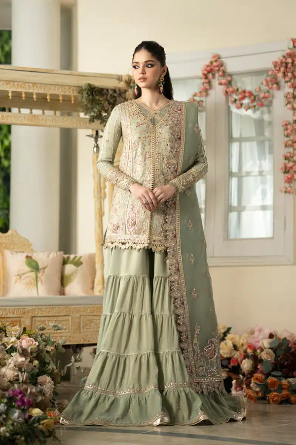 Qalamkar | Dilnaz Wedding Formals | DN-06 FARIZA - by - Libasekhas UK - Registered Vendor of : Qalamkar - 100% Original Designer Dresss