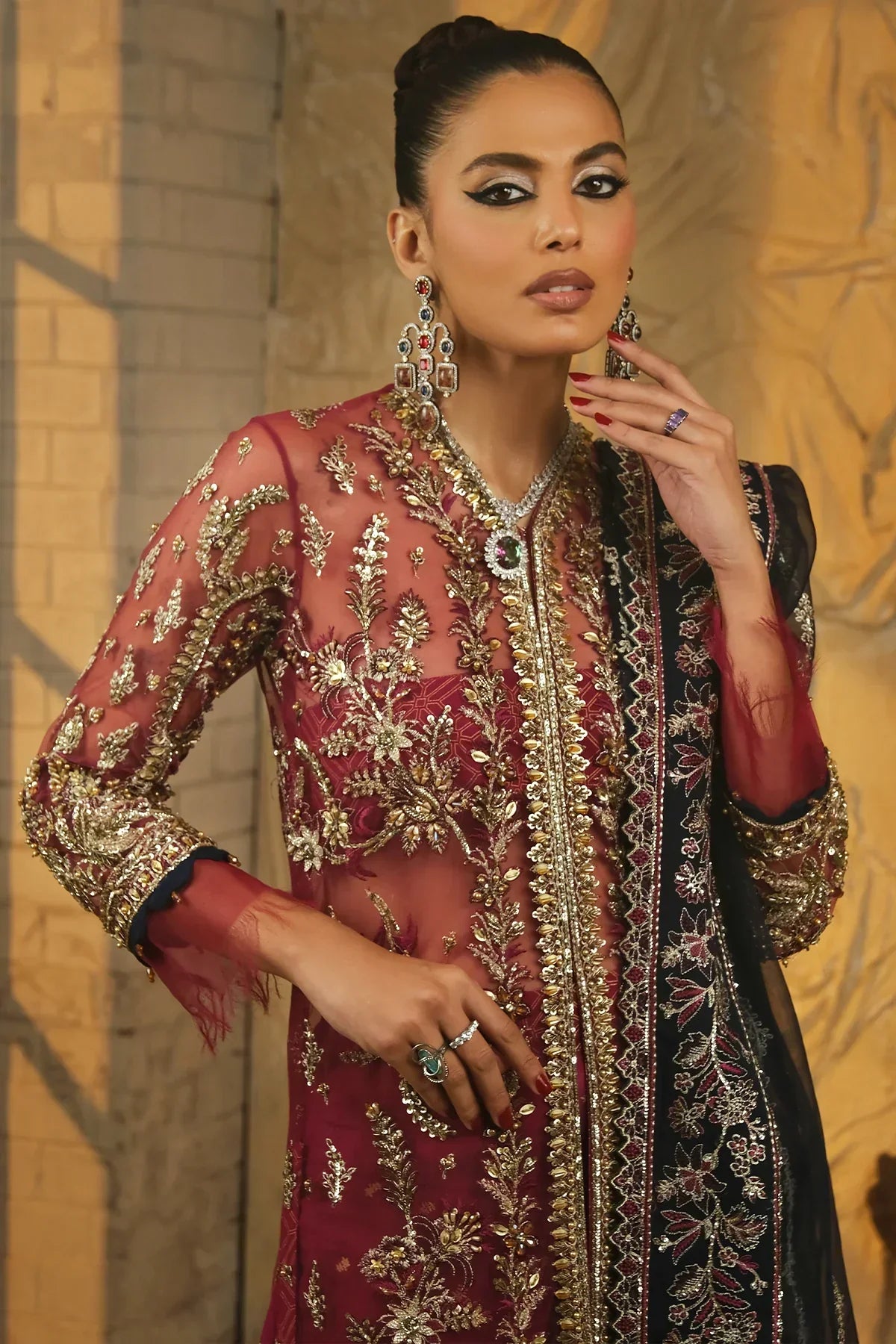 Mina Kashif | Kahani Luxury Formals 23 | Janiya - by - Libasekhas UK - Registered Vendor of : Mina Kashif - 100% Original Designer Dresss