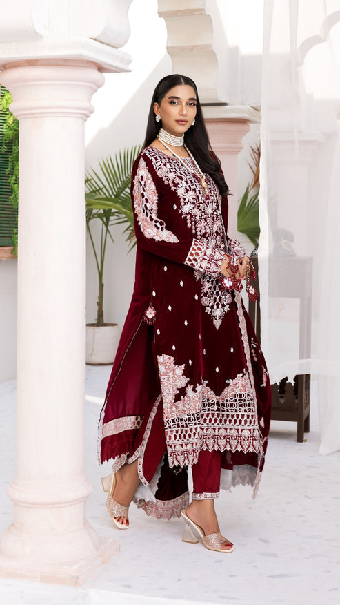 Zebtan | Andaz e Makhmal | ZAM-06 - by - Libasekhas UK - Registered Vendor of : Zebtan - 100% Original Designer Dresss