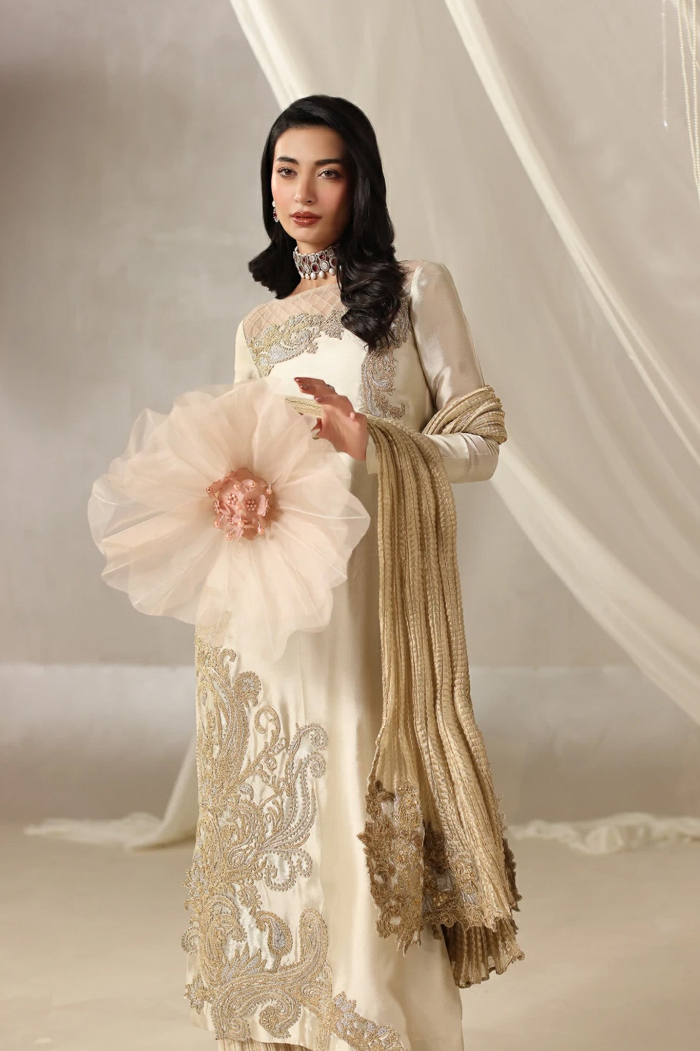 Musferah Saad | Into Twilight | Lyra - by Libasekhas UK - Registered Vendor of : Musferah Saad - 100% Original Designer Dress