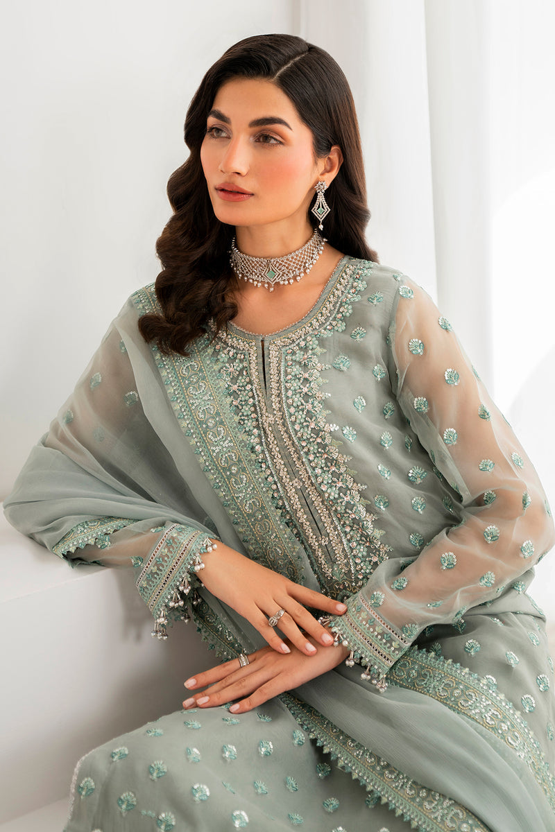 Baroque | Formal Collection | CHIFFON UF-692 - by - Libasekhas UK - Registered Vendor of : Baroque - 100% Original Designer Dresss