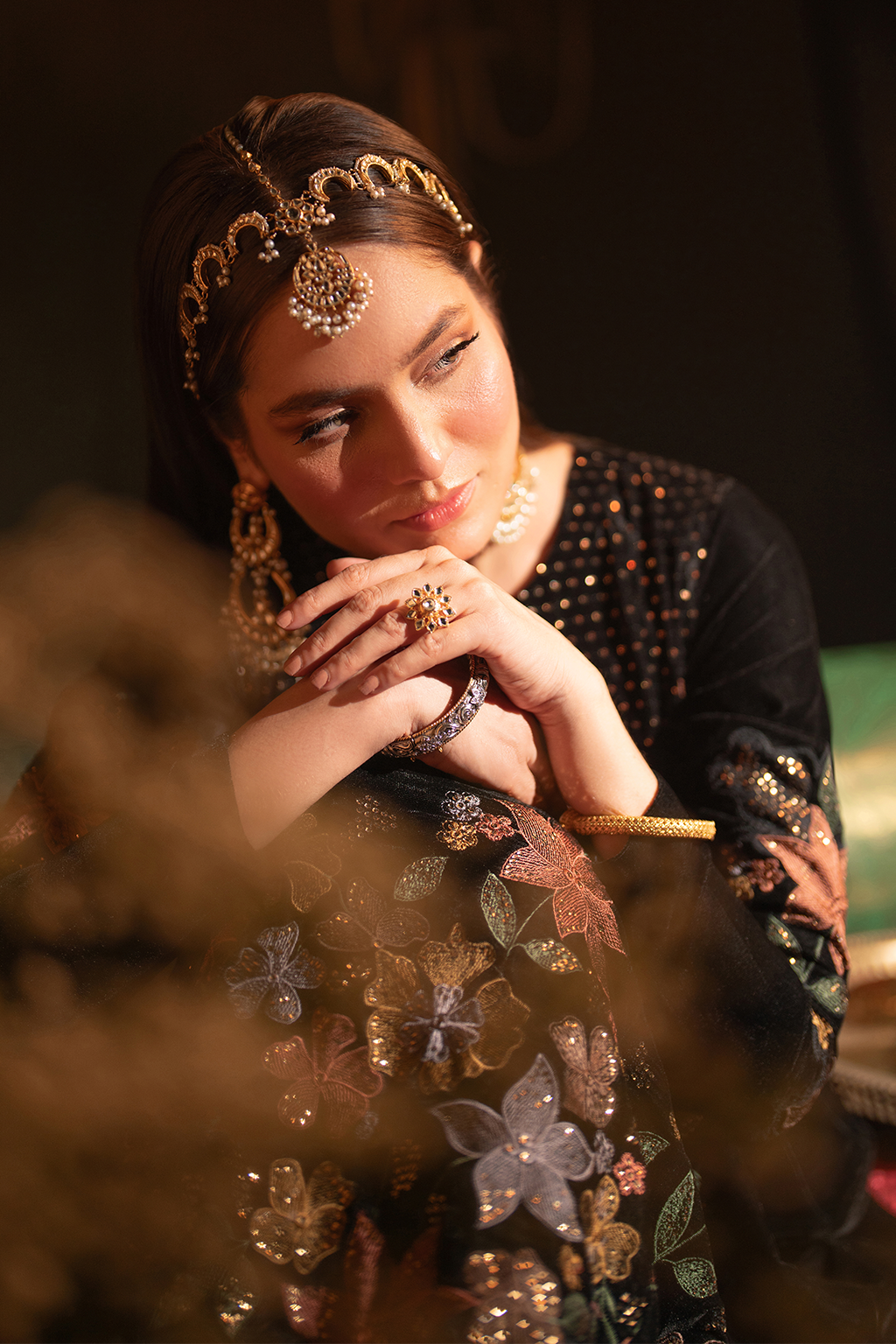 Iznik | Velvet 25 | IV-52 Embroidered Velvet - by Libasekhas UK - Registered Vendor of : Iznik - 100% Original Designer Dress