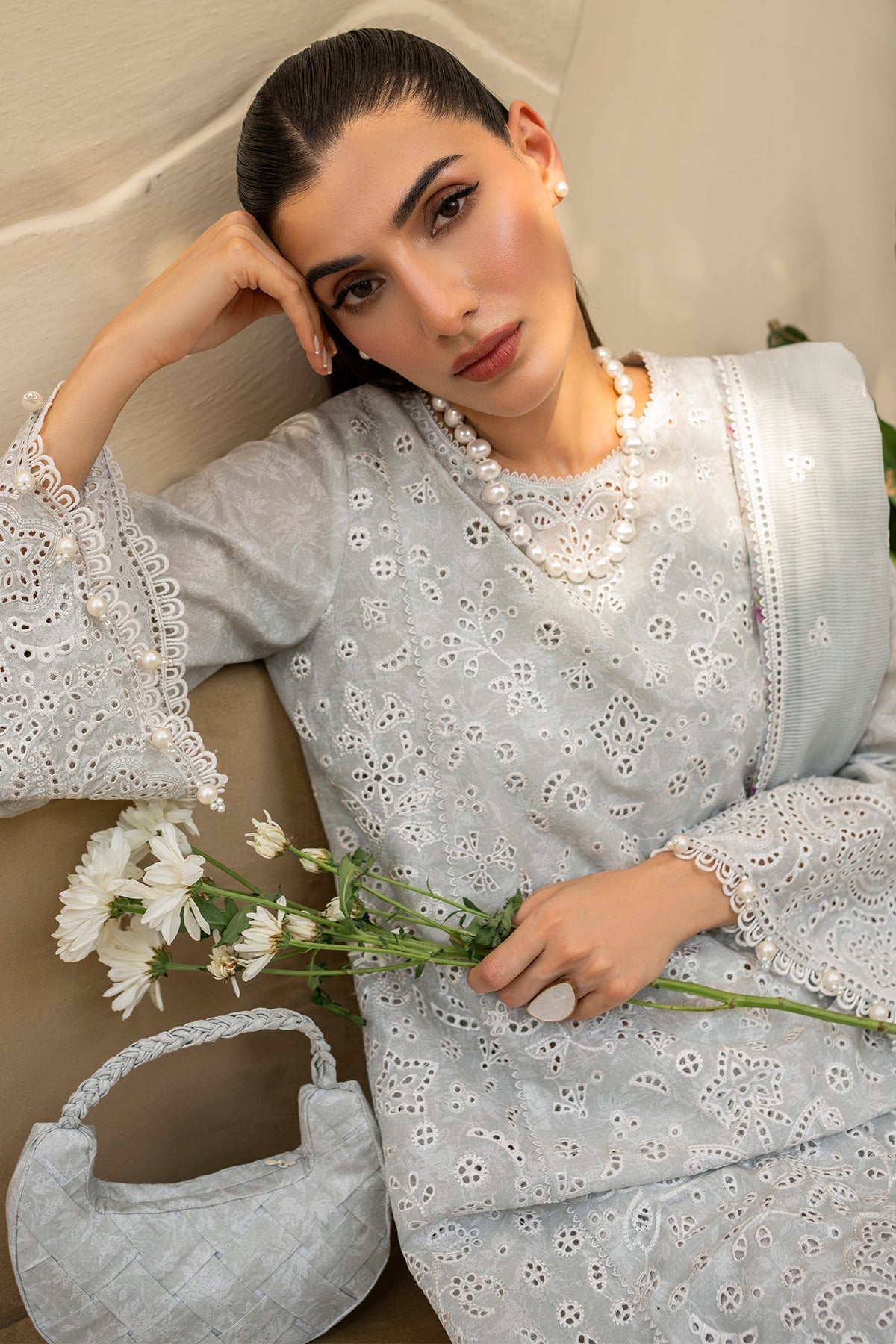 Jazmin | Irish Lawn SS 24 | D2 - by - Libasekhas UK - Registered Vendor of : Jazmin - 100% Original Designer Dresss