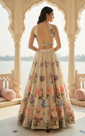 Threads and Motifs | Formal Outfits | Blouse With Printed Lehenga - by Libasekhas UK - Registered Vendor of : Threads and Motifs - 100% Original Designer Dress