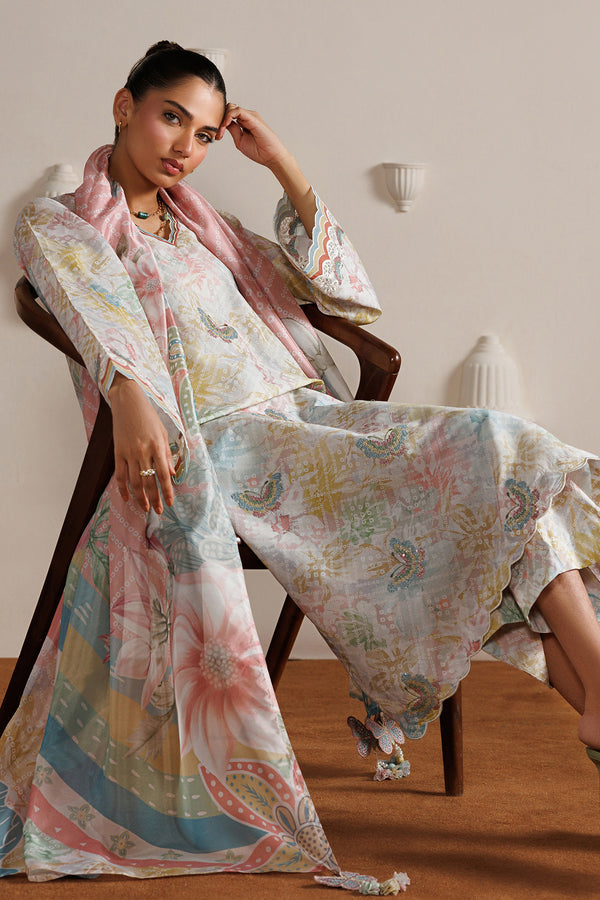 Baroque | Luxury Summer Pret | UF-4526 - by Libasekhas UK - Registered Vendor of : Baroque - 100% Original Designer Dress